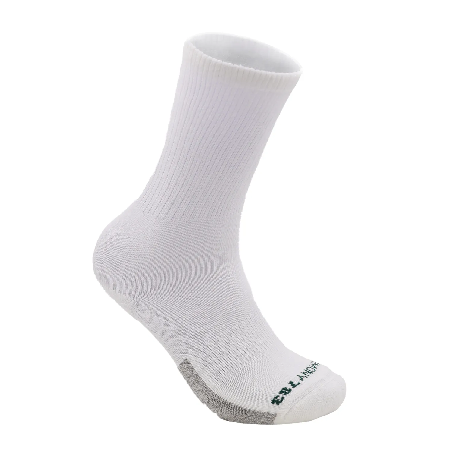 Grounding Crew Socks • White Organic Cotton