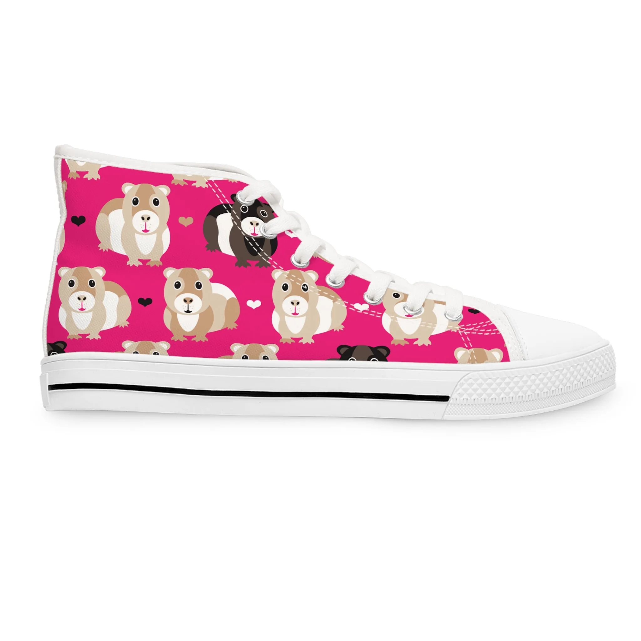 Guinea Pig Women's High Top Sneakers