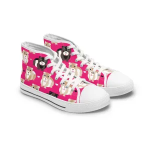 Guinea Pig Women's High Top Sneakers