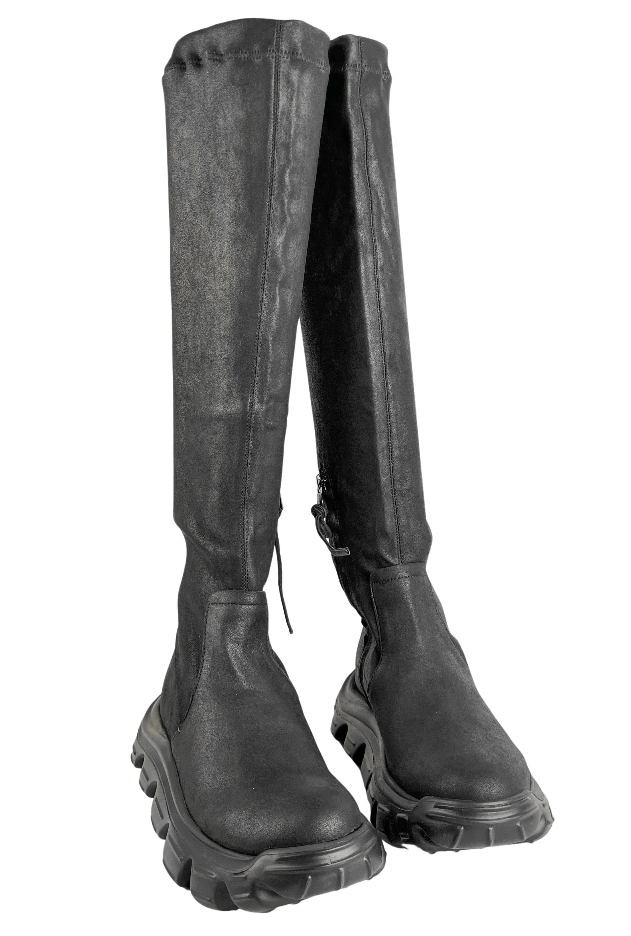 Henry Beguelin Stretch Boots in Black