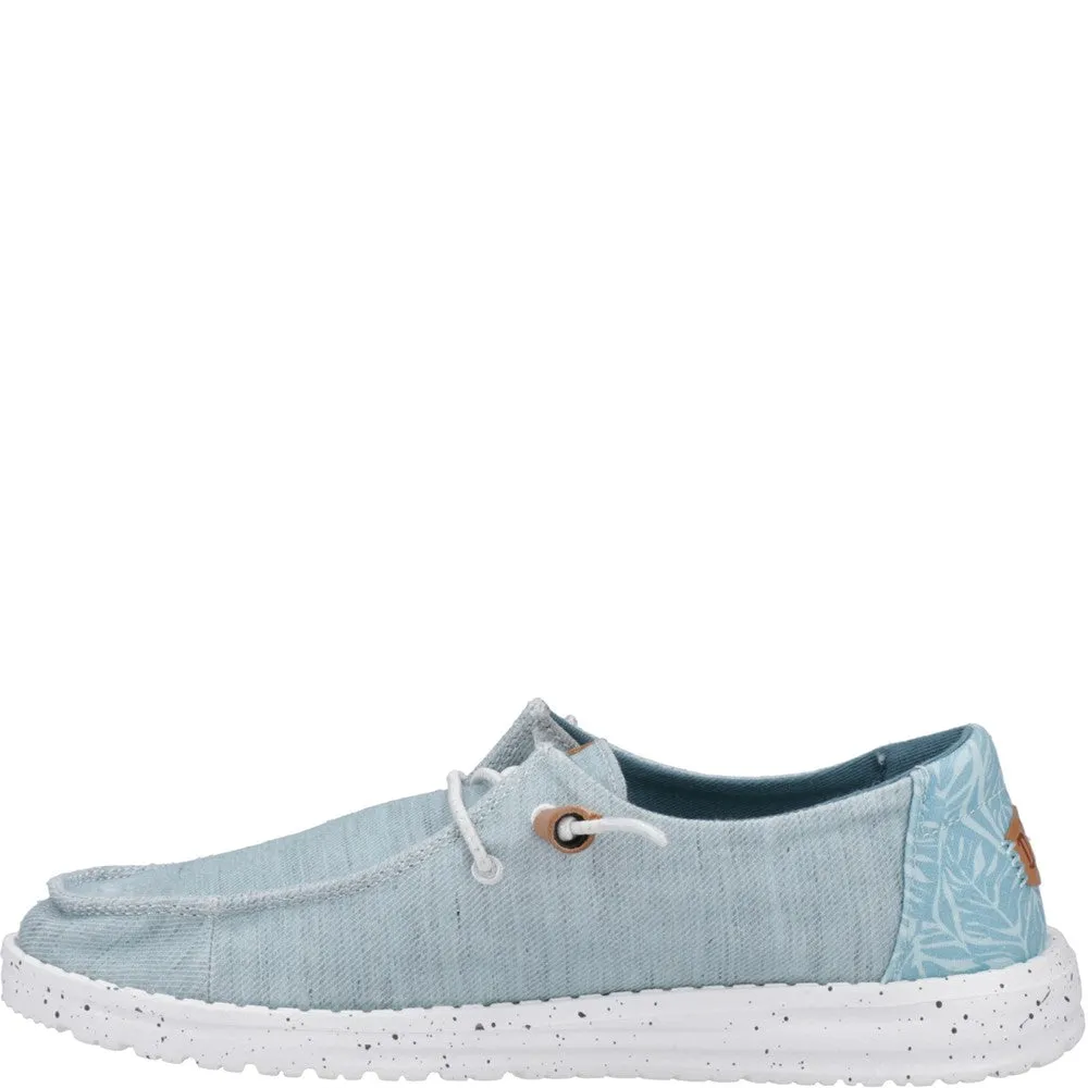 HEYDUDE Wendy Heathered Slub Tropical Shoe