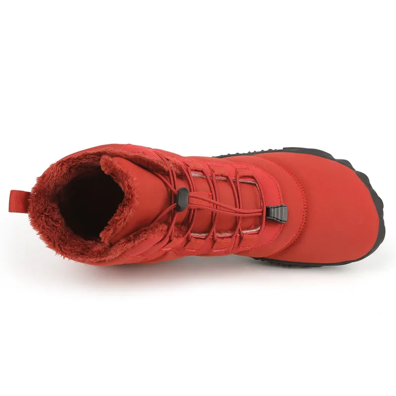 Hiking Shoes Footwear Winter Warm Snow Boots Casual Non-slip & Waterproof Winter Barefoot Shoe (Unisex)