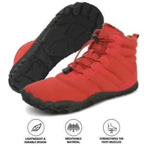 Hiking Shoes Footwear Winter Warm Snow Boots Casual Non-slip & Waterproof Winter Barefoot Shoe (Unisex)