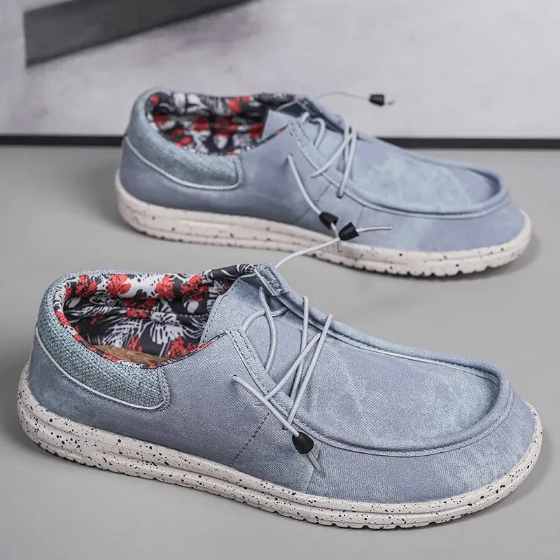 Hnzxzm Plus Big Size 48 49 50 Summer Casual Canvas Shoes Men Dude Shoes Trend 2024 Hot Sale Luxury Brand