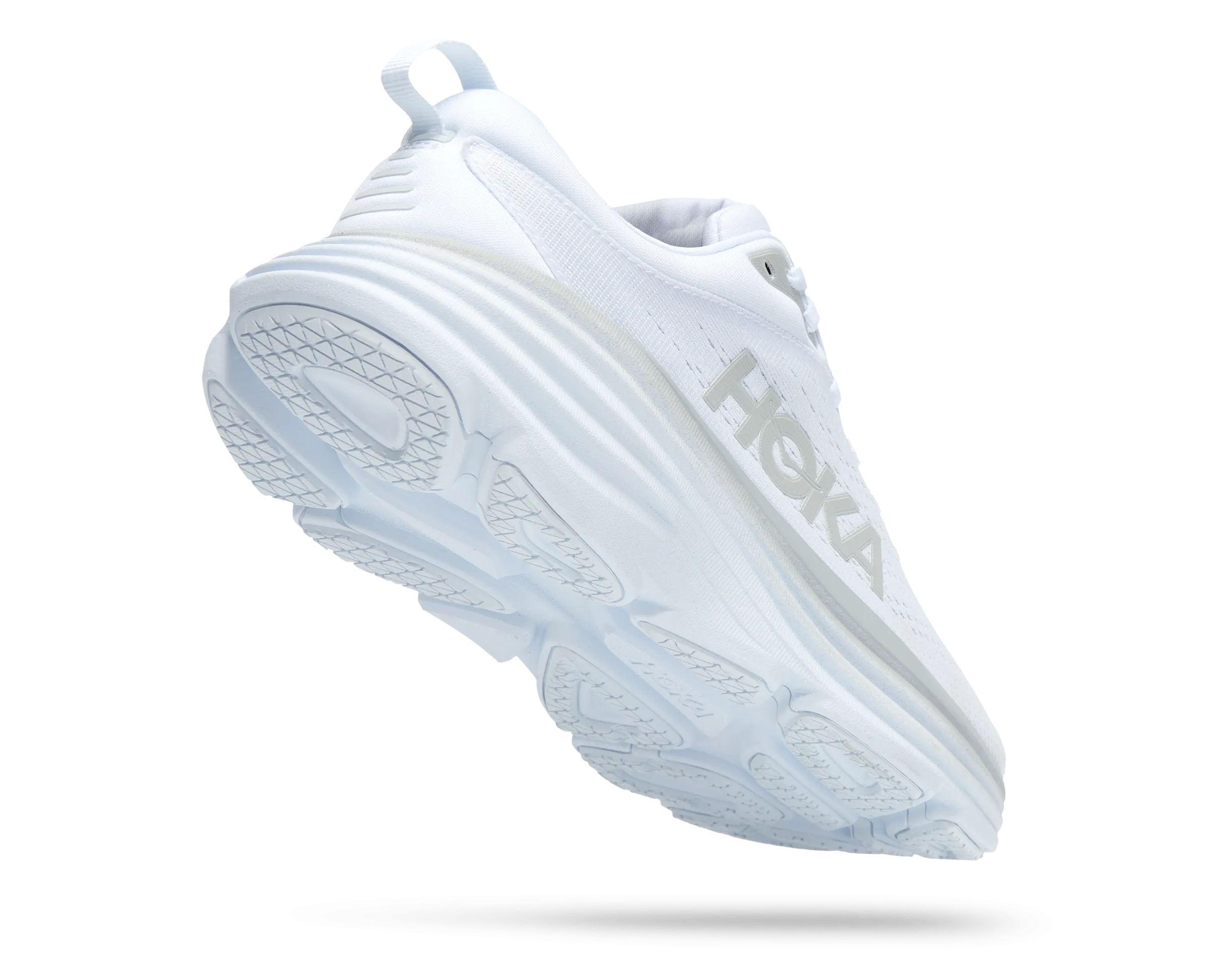 Hoka Bondi 8 White White WIDE Women's