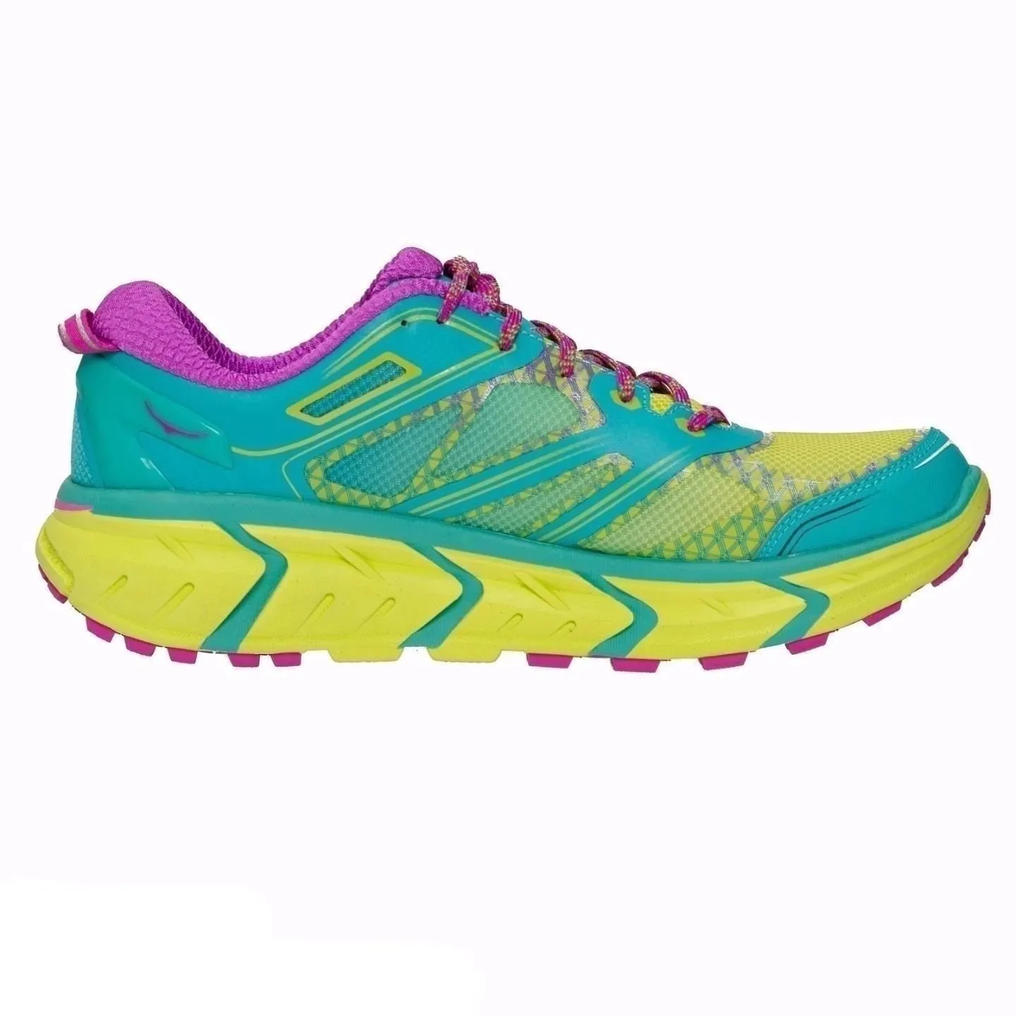 Hoka Challenger ATR 2 Aqua / Fushia Running Shoes