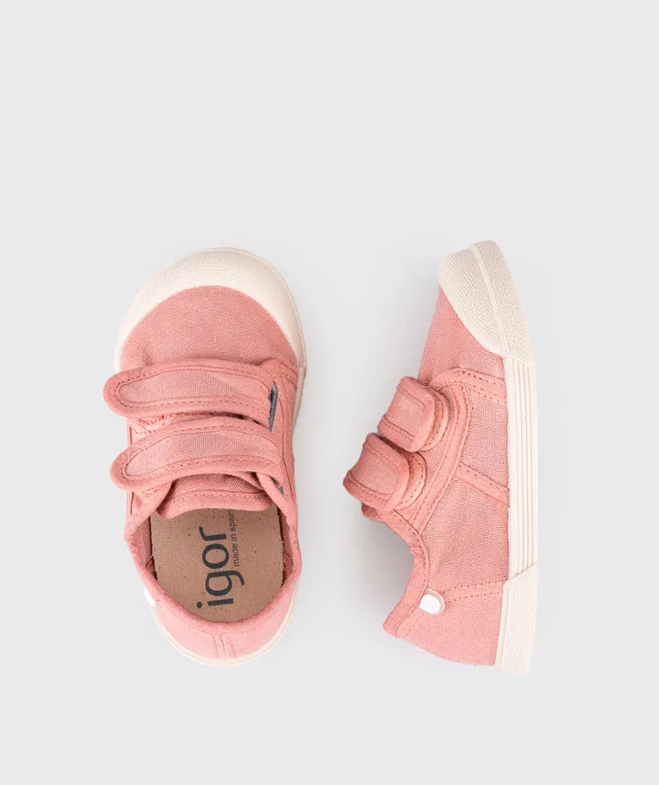 Igor Boy's and Girl's Lona V Shoes, Nuevo Rosa