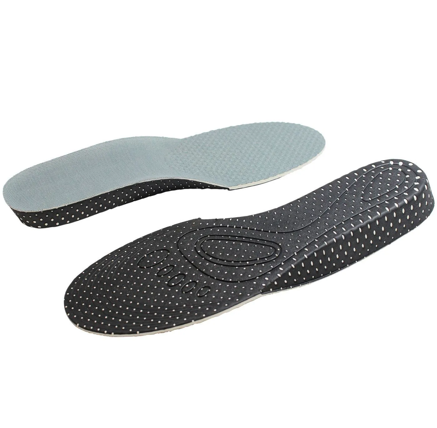 IK304 - Men Mid Sole Arch Support Massaging Height Increase Insoles - 2 CM | 0.8 INCH Taller