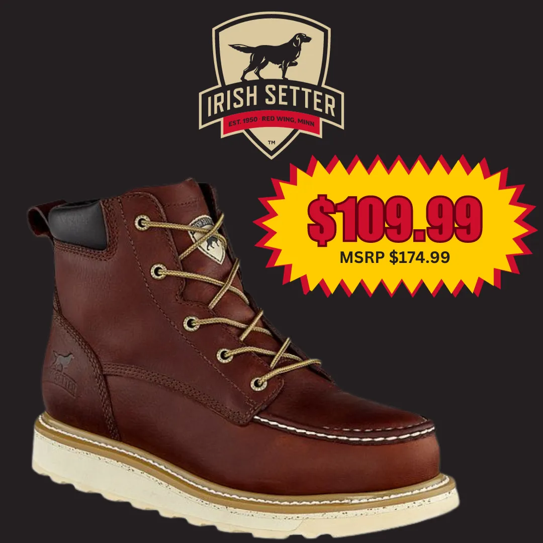 IRISH SETTER ASHBY - FACTORY SECONDS - SOFT TOE BOOT - 83605