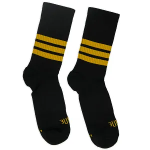 Jane Crew Sock - Black/Gold