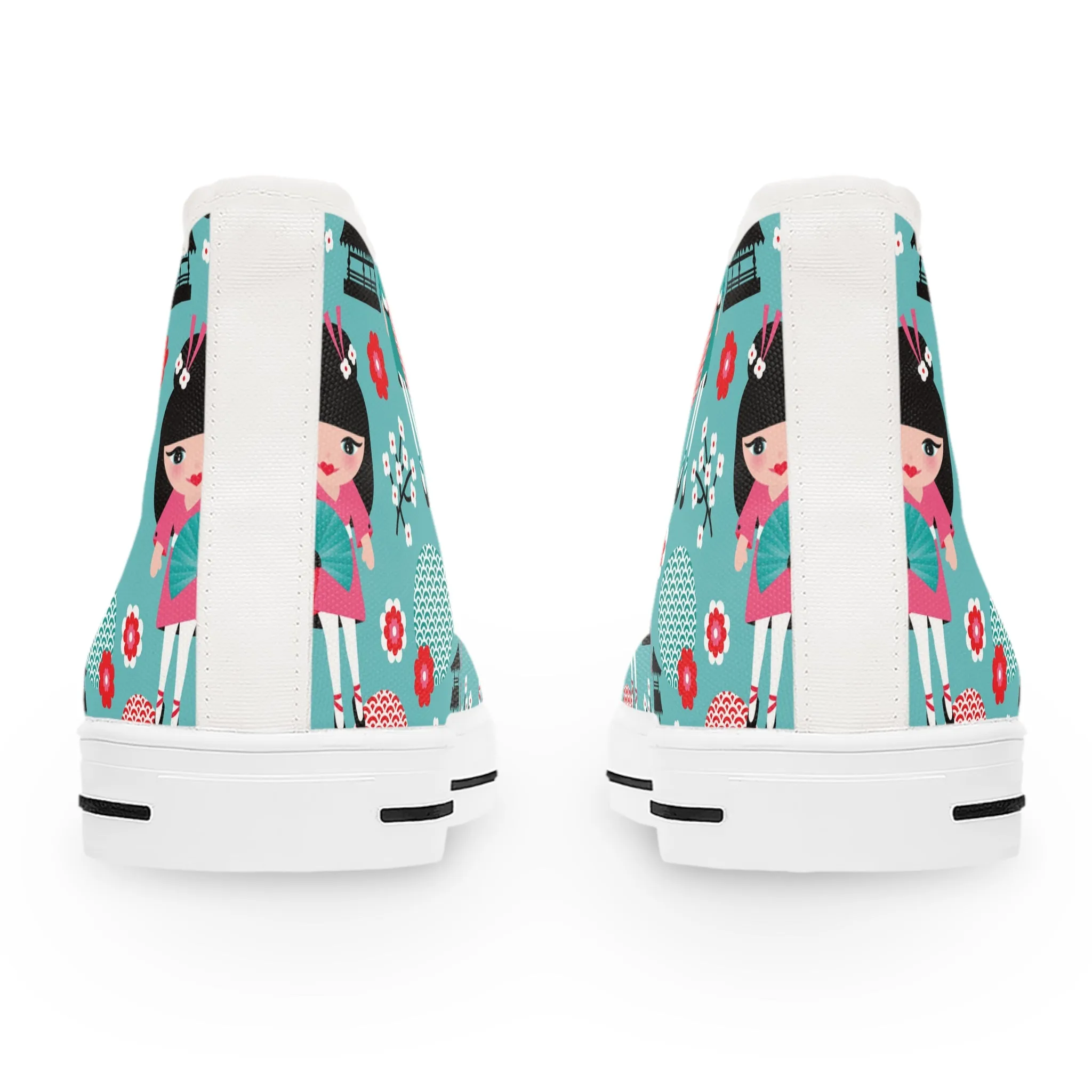 Japan Girls Temple Women's High Top Sneakers