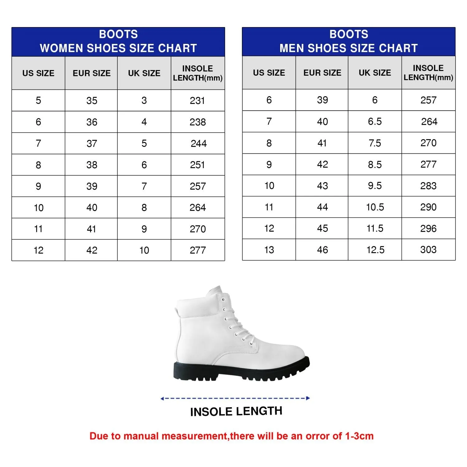 Jesus Leather Boots Blue - Christian Shoes For Men And Women