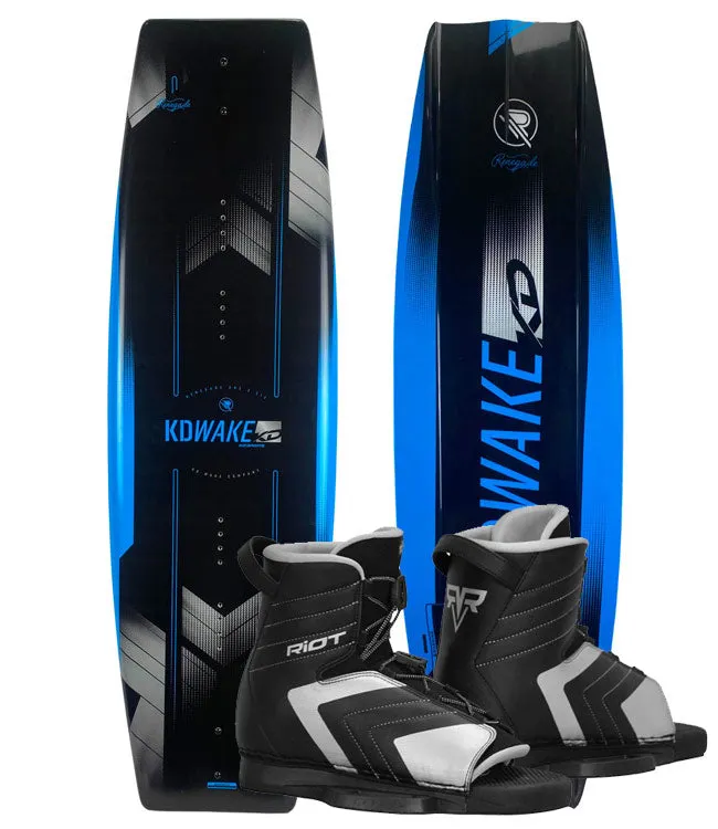 KD Renegade Wakeboard Package with Riot Boots