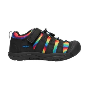 KEEN Big Kids' Newport Shoe - Black/Original Tie Dye