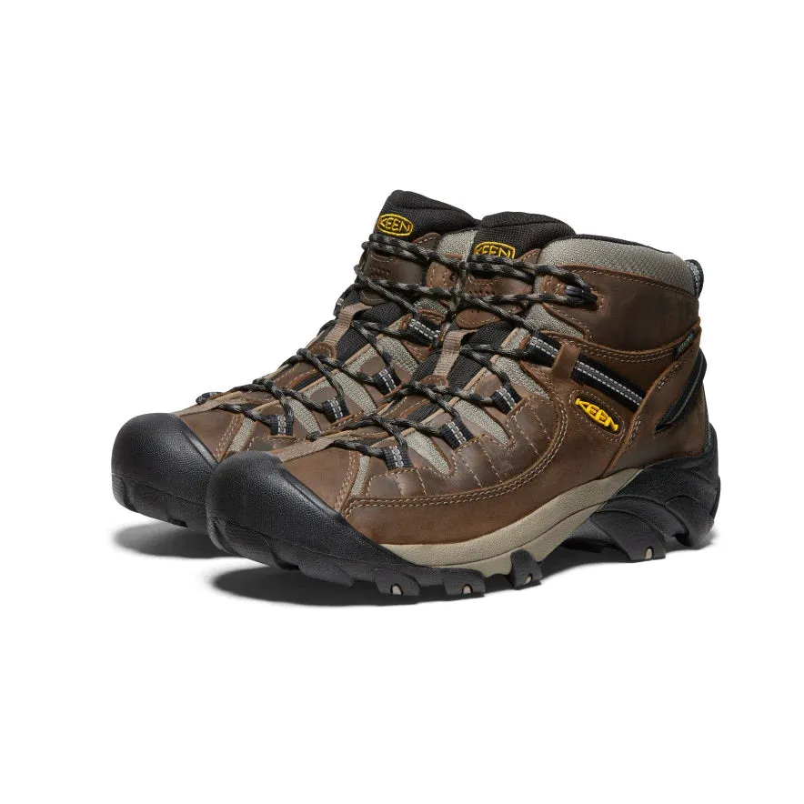 Keen Men's Targhee II Mid Wp Shitake/Brindle