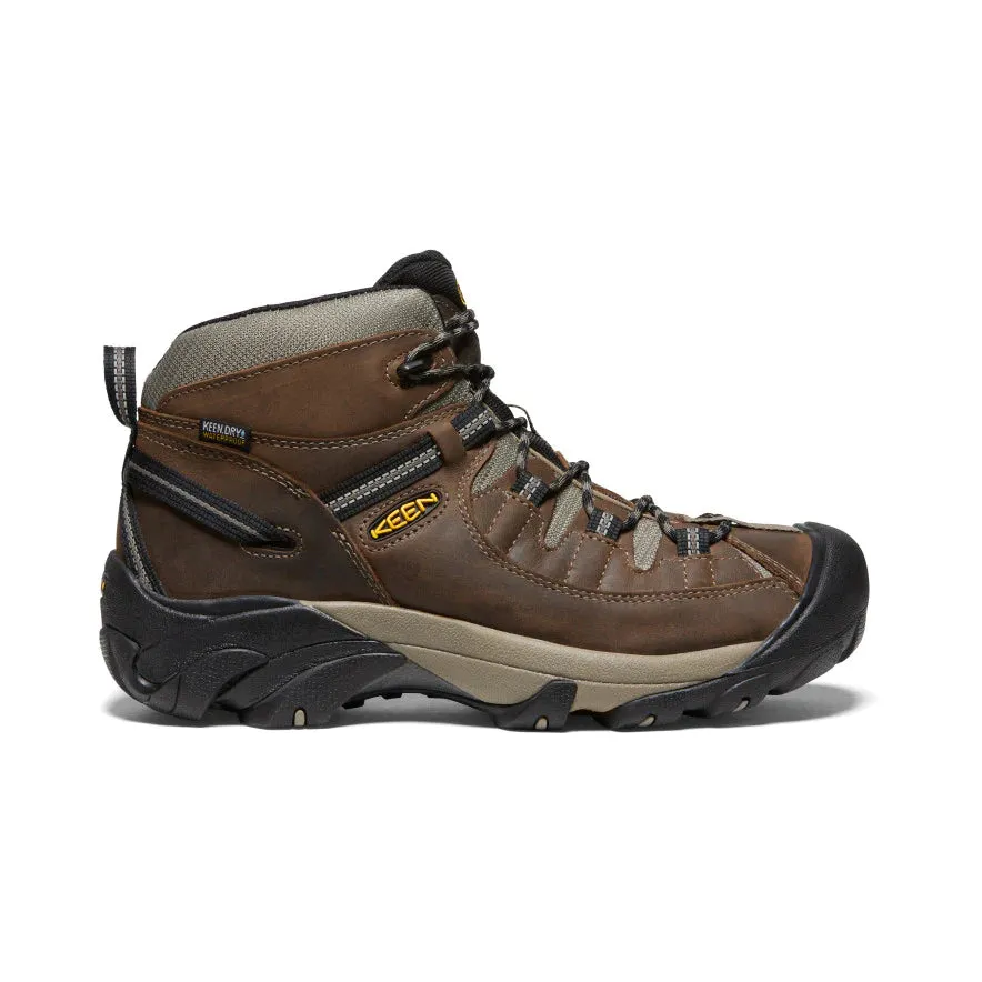 Keen Men's Targhee II Mid Wp Shitake/Brindle