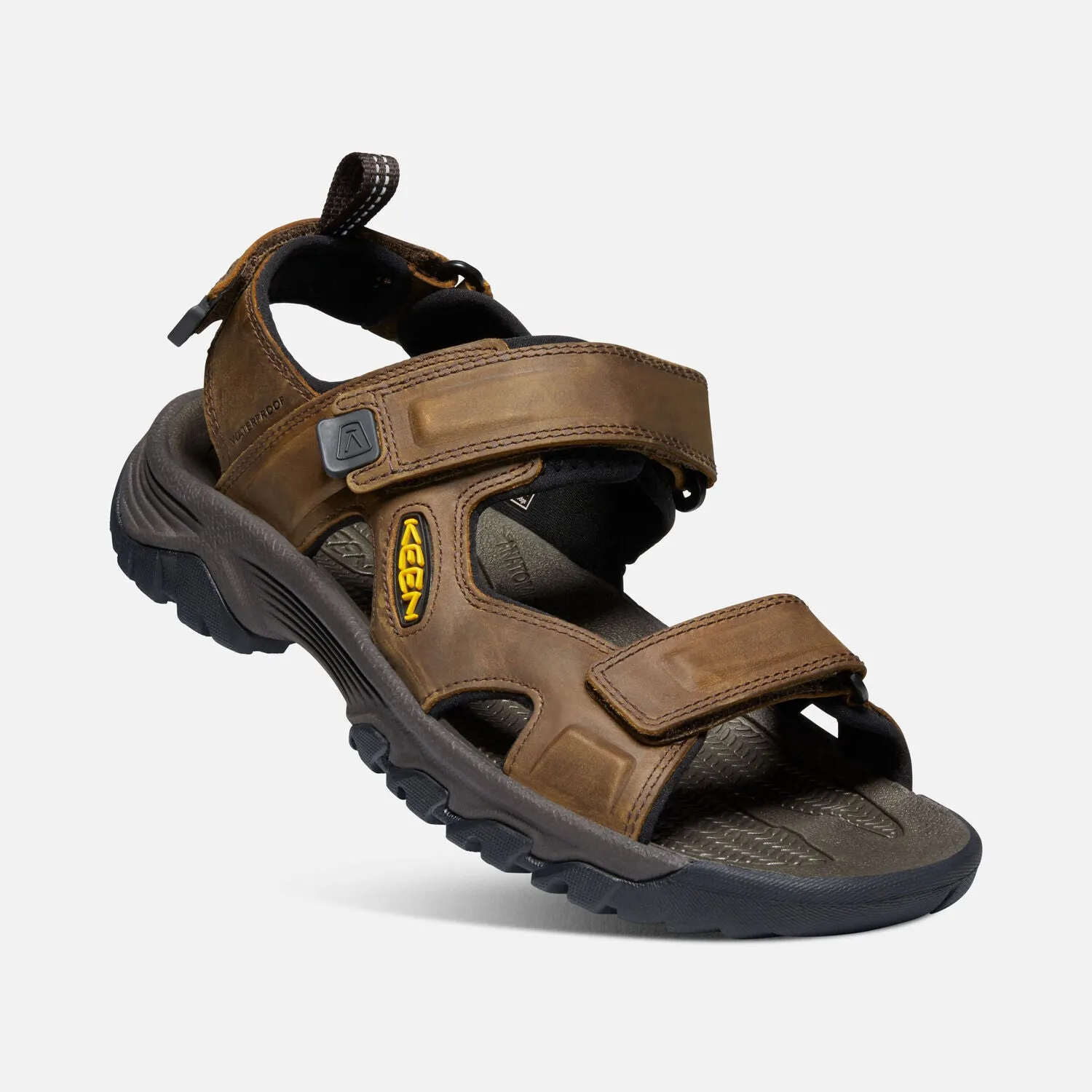 KEEN MEN'S TARGHEE III OPEN TOE SANDAL - BISON