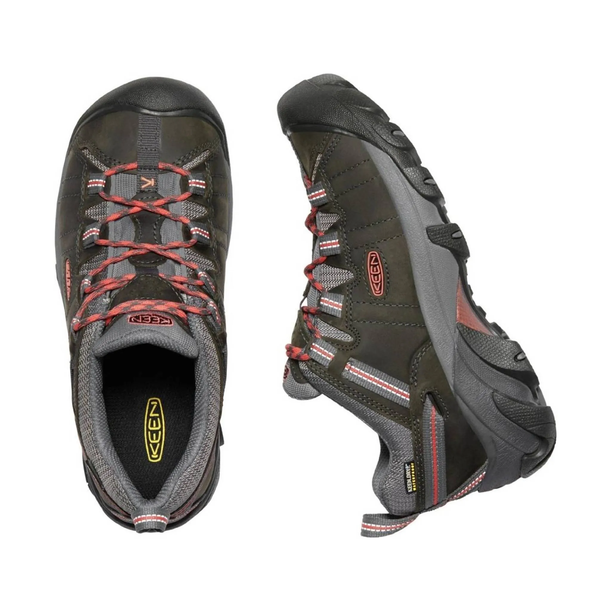 KEEN Women's Targhee II Waterproof - Magnet/Coral