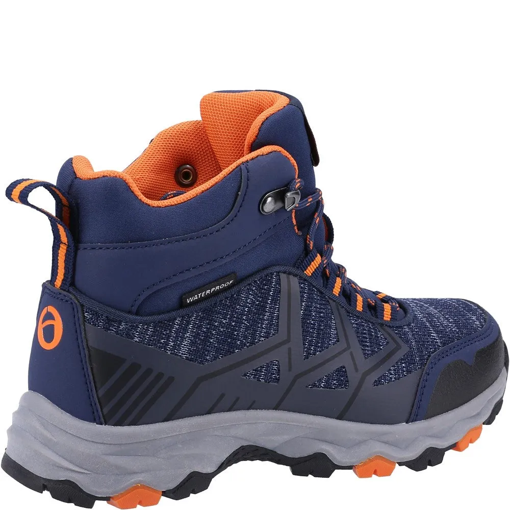 Kids Coaley Lace Recycled Hiking Boots Navy