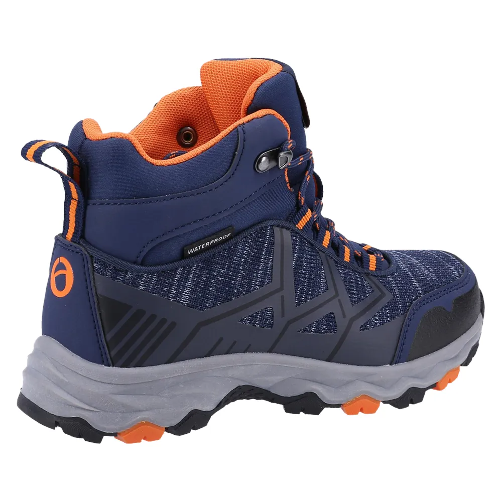 Kids Coaley Lace Recycled Hiking Boots Navy