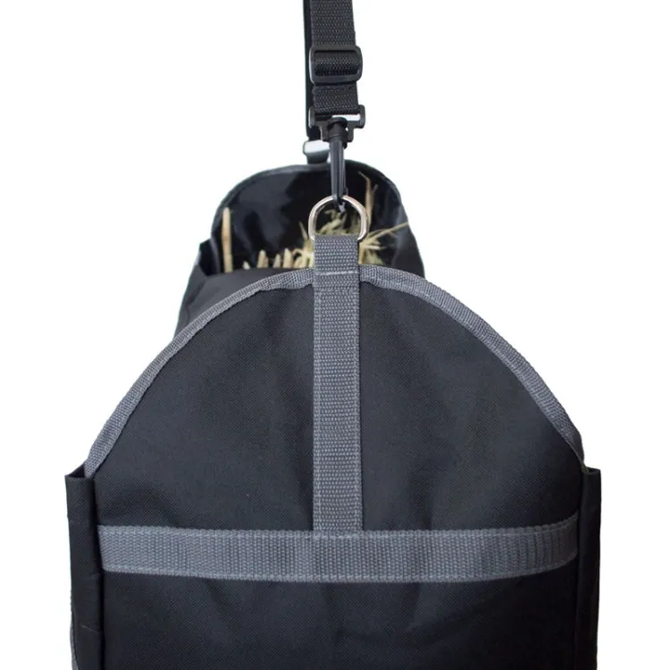 Large Capacity Horse Feeding Bag(Black   gray)