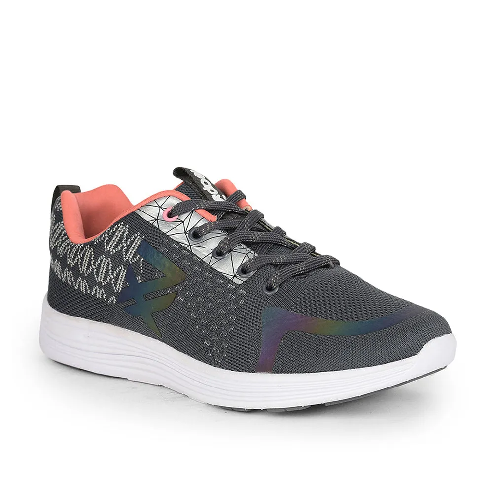 Leap7x Lacing Sports Shoes For Ladies (Grey) NYLA By Liberty