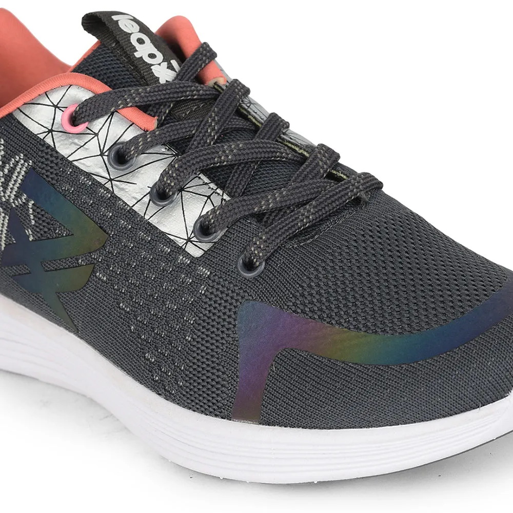 Leap7x Lacing Sports Shoes For Ladies (Grey) NYLA By Liberty