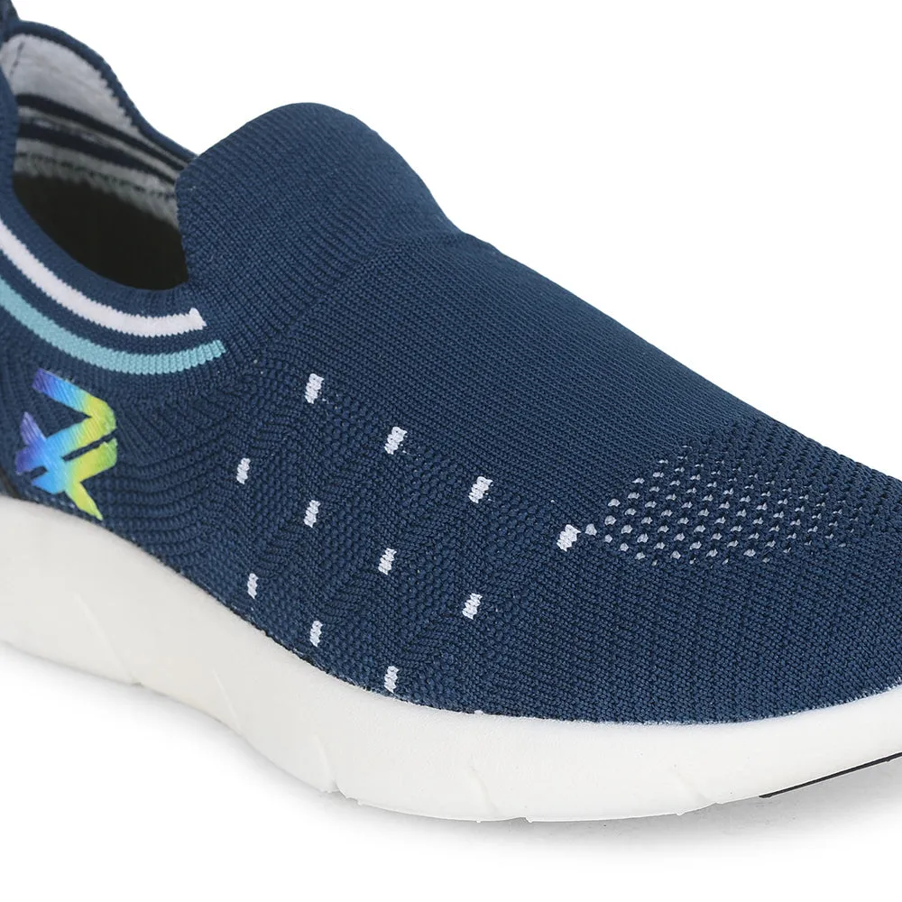 Leap7x Non Lacing Sports Shoes For Ladies (N.Blue) TOKYO-1 By Liberty