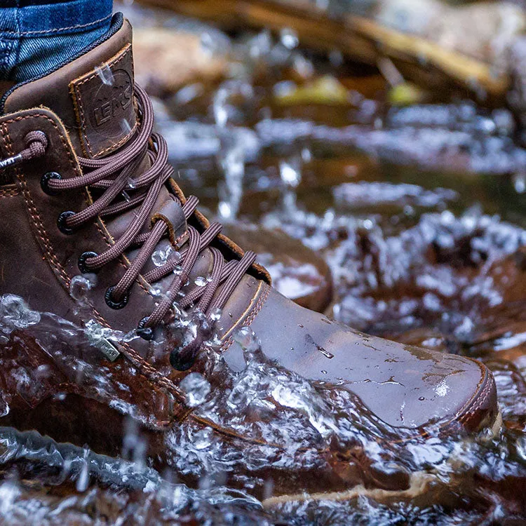 Lems - Waterproof Boulder Boot Summit - Rugged Bark (Unisex)