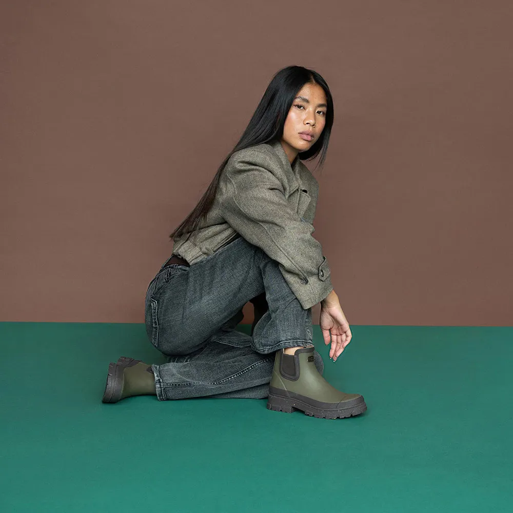 Liv Dark Olive Waterproof Boot