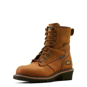 Logger Shock Shield Soft-Toe Waterproof Insulated Boot Copper Brown