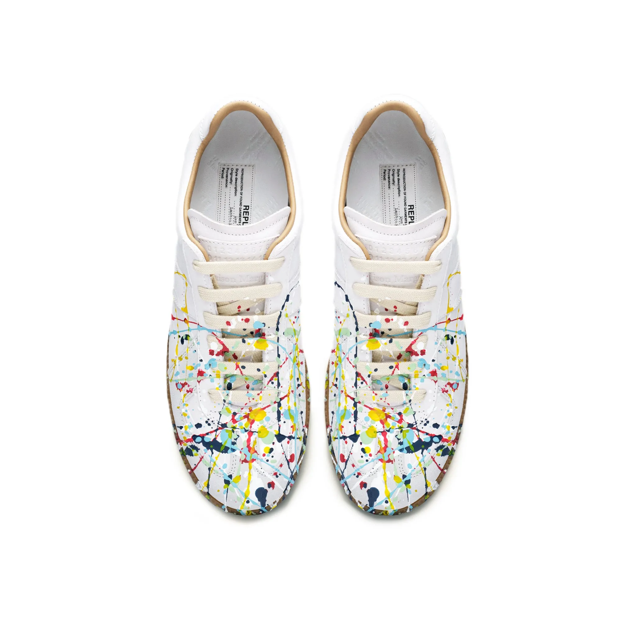 Maison Margiela Mens Paint Replica Shoes