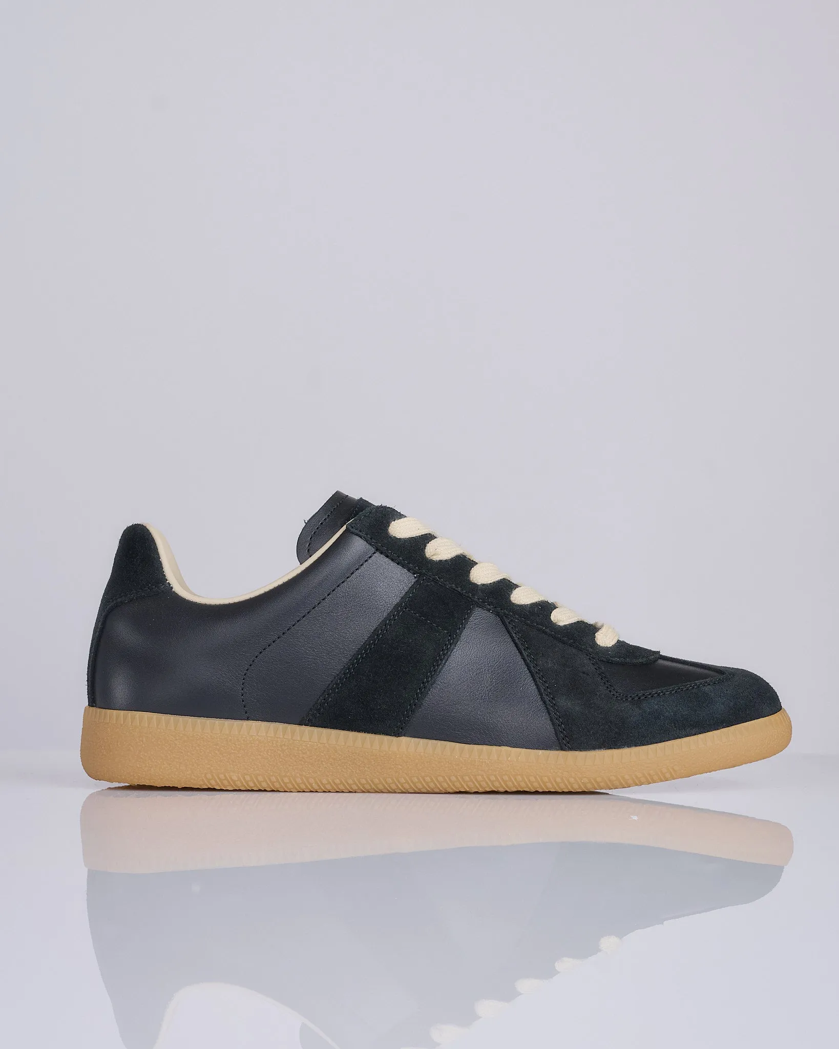 Maison Margiela Replica Leather Sneaker Black