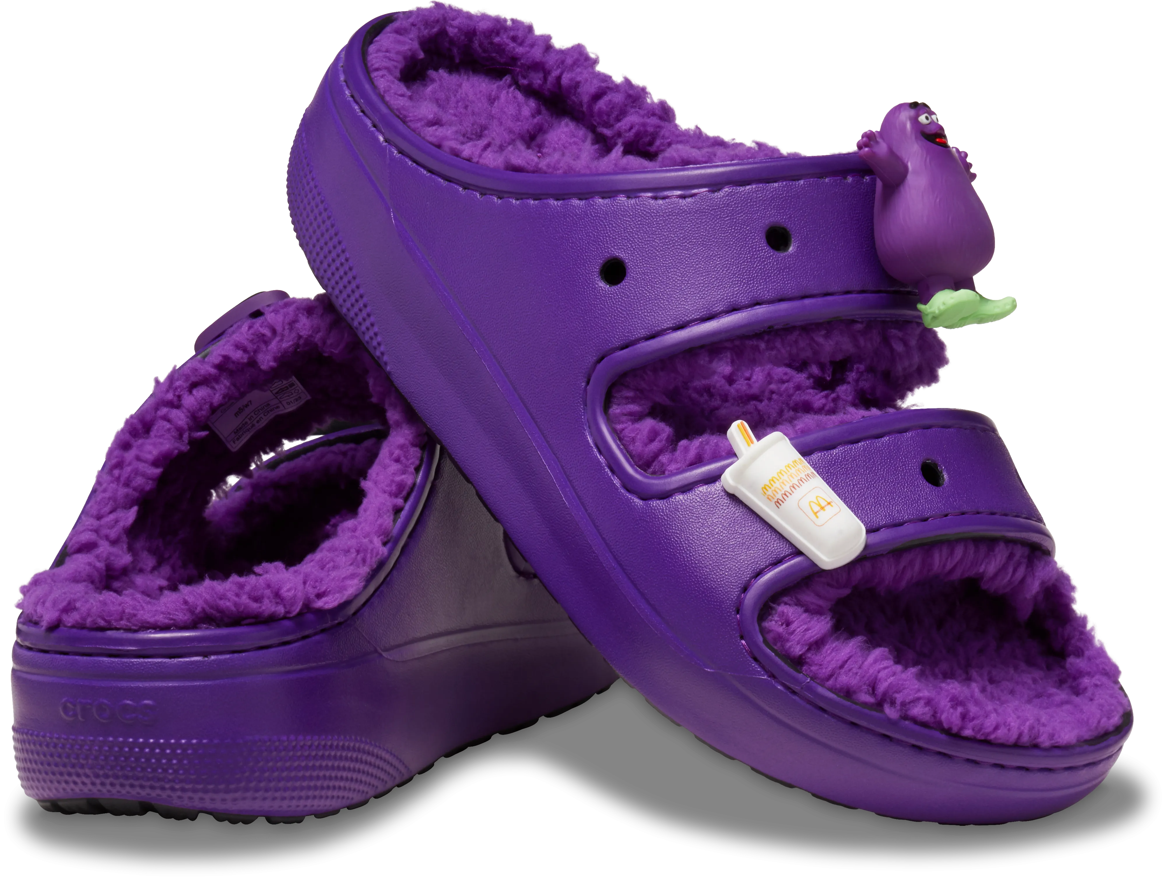 McDonald's X Crocs Classic Cozzzy Sandal 'Grimace'