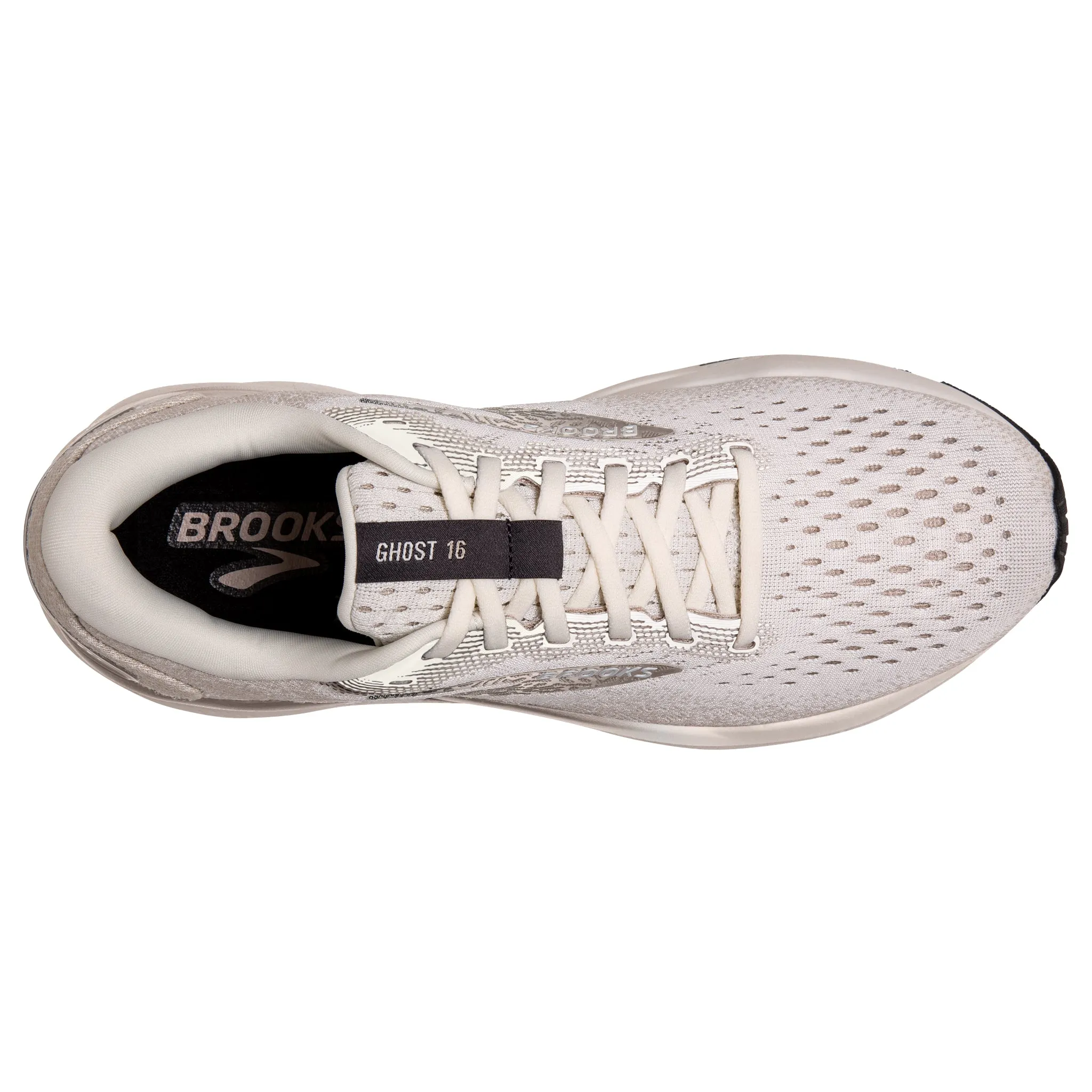 Men's Brooks Ghost 16 Road Running Shoe in Coconut/Chateau/Forged Iron