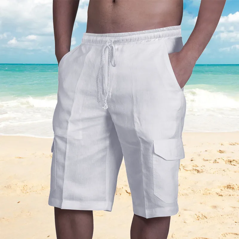 Men's Casual Linen Shorts