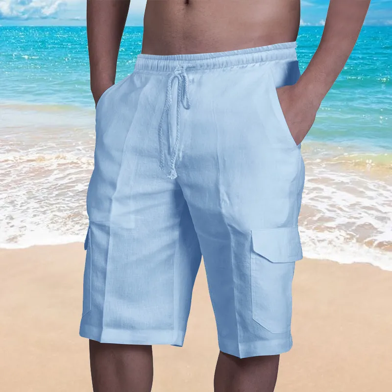 Men's Casual Linen Shorts