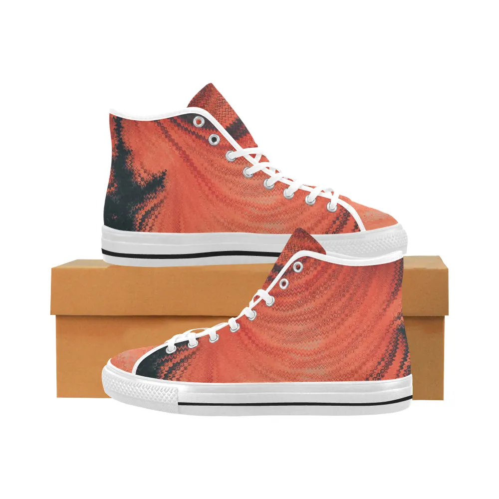 Men's Casual Print Canvas High Top Shoes