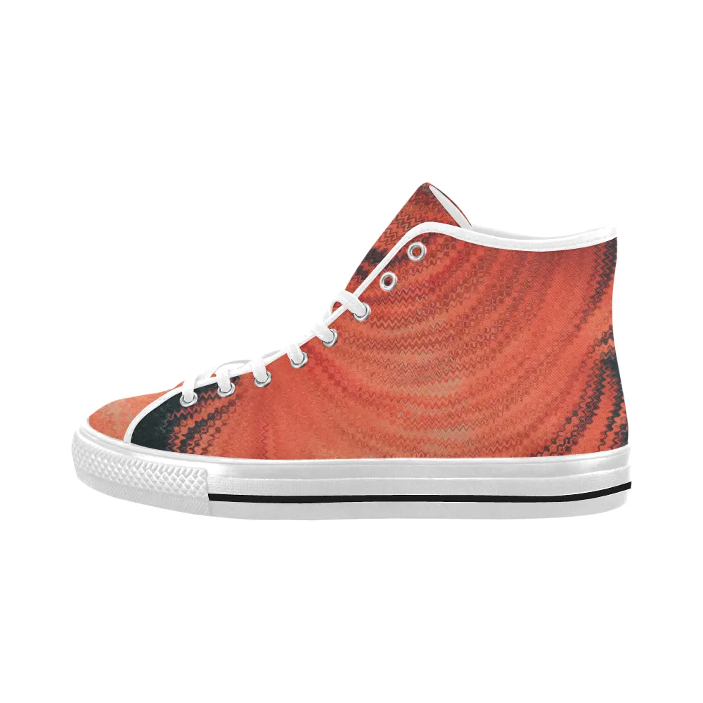 Men's Casual Print Canvas High Top Shoes