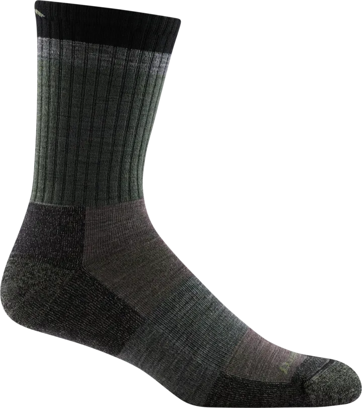 Men's Heady Stripe Micro Crew Lightweight Hiking Sock