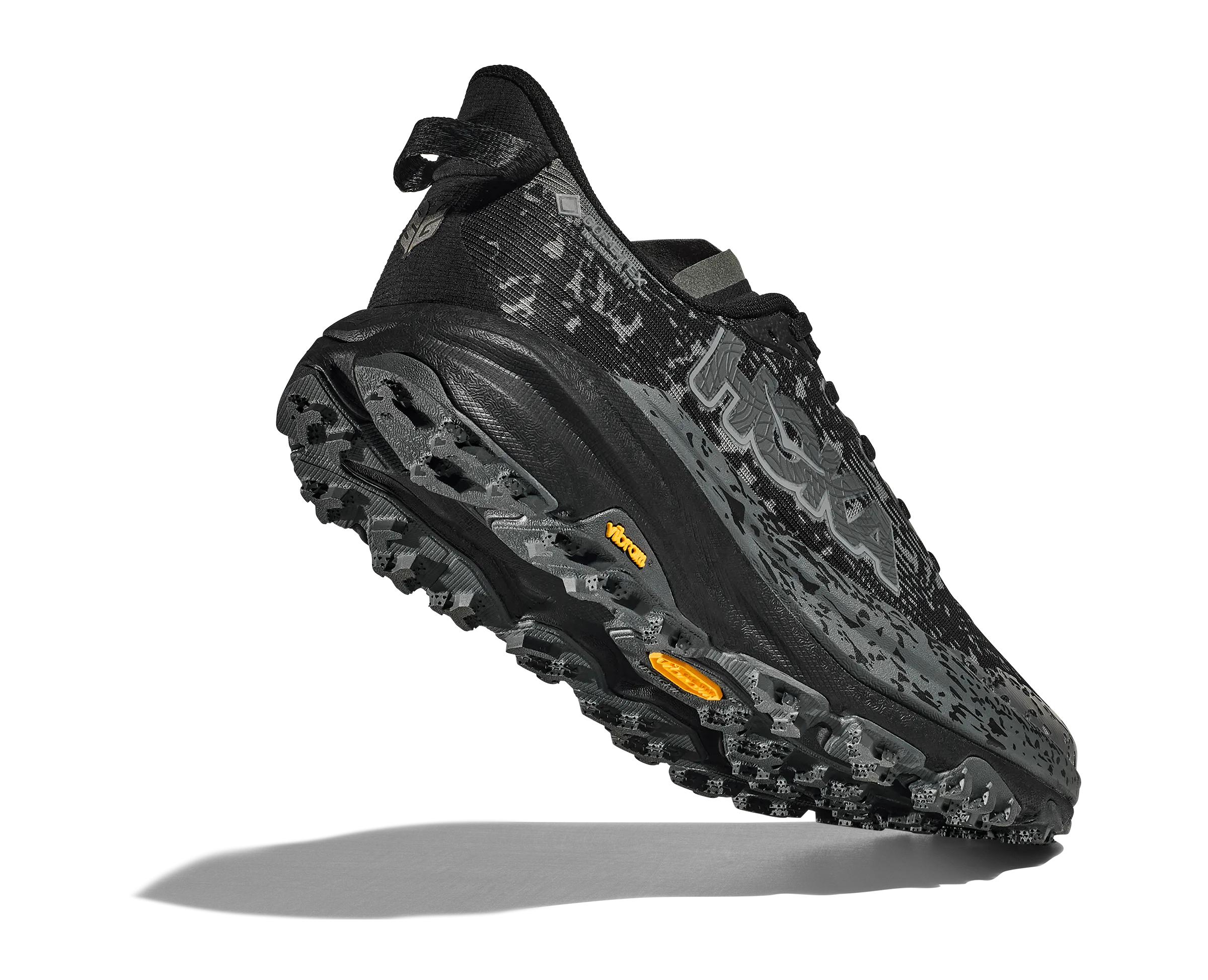 Men's Hoka Speedgoat 6 GTX Color: Black / Outer Orbit