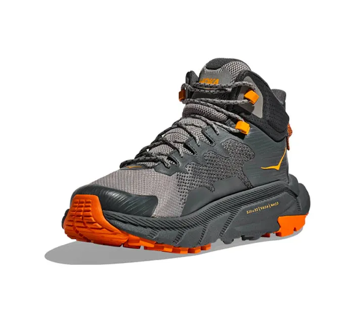 MEN'S HOKA TRAIL CODE GTX | CASTLEROCK / PERMISSION ORANGE