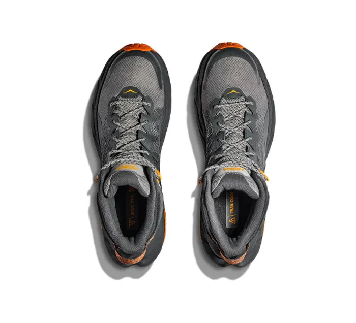 MEN'S HOKA TRAIL CODE GTX | CASTLEROCK / PERMISSION ORANGE