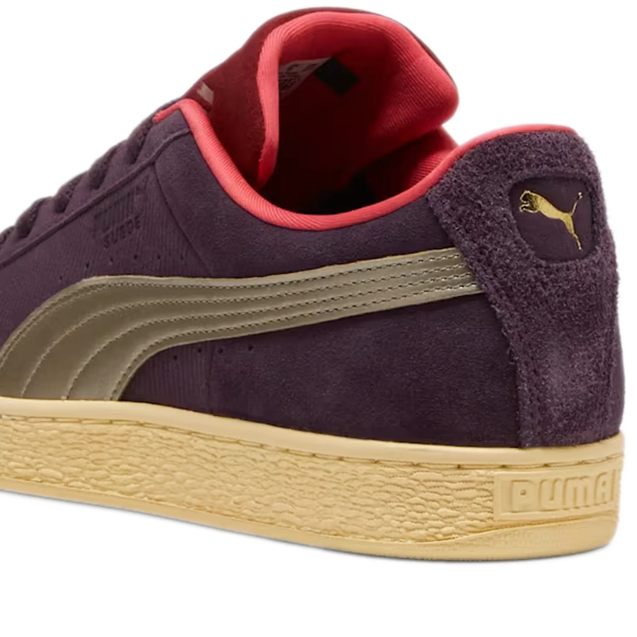 Men's Puma Suede Play Paris - Midnight Plum/ Chamomile