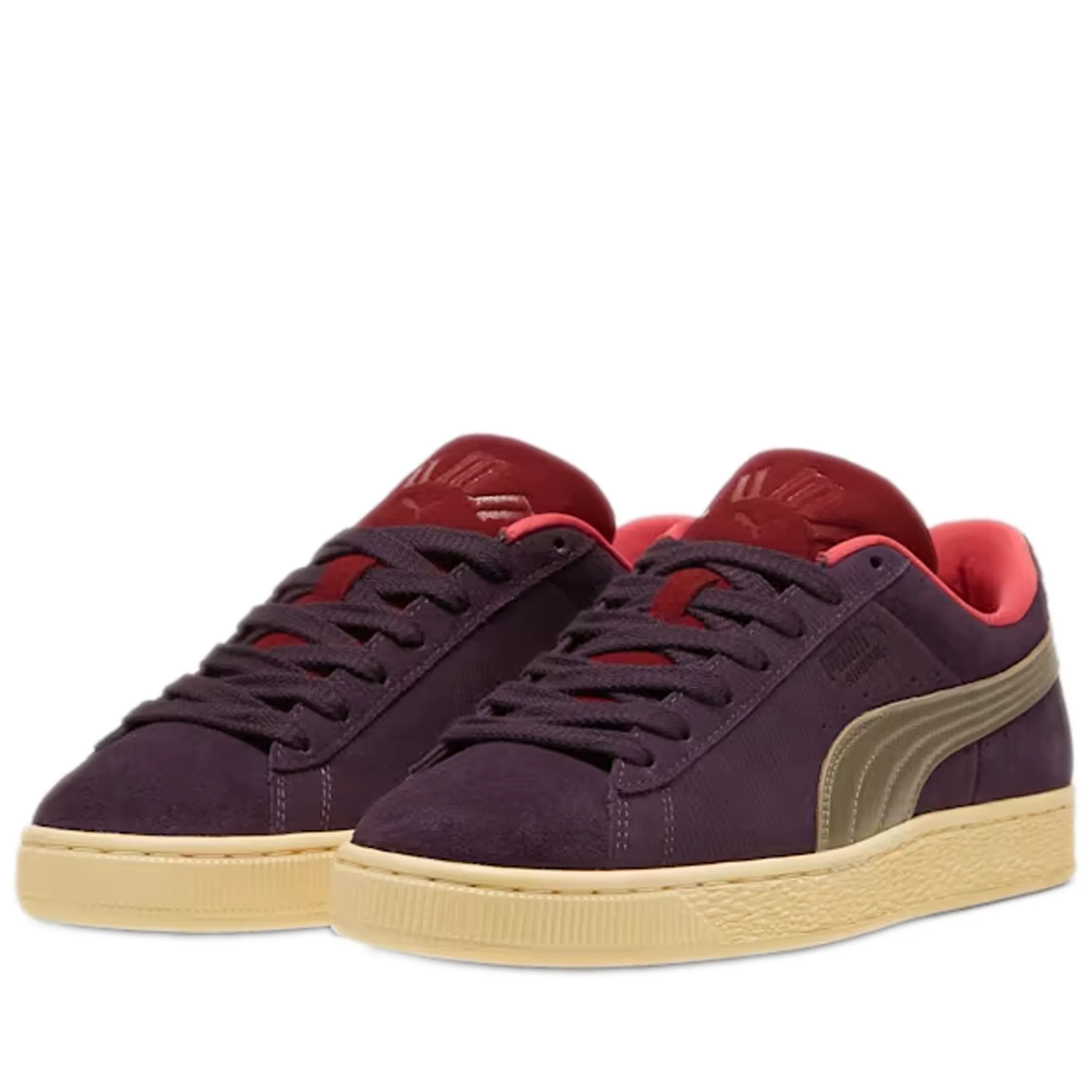 Men's Puma Suede Play Paris - Midnight Plum/ Chamomile