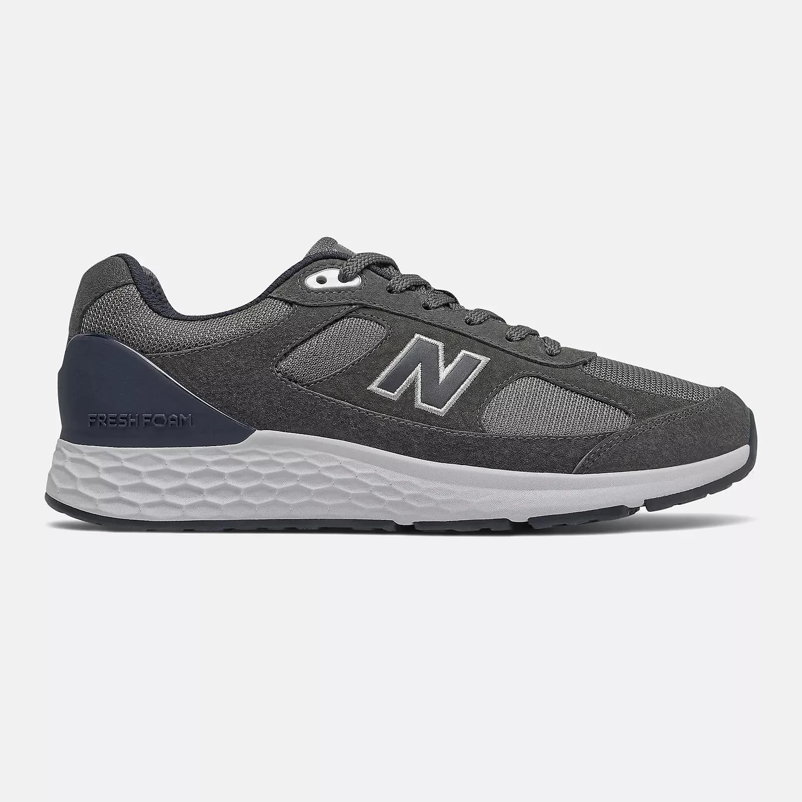 Mens Wide Fit New Balance MW1880 Walking Trainers - Grey/Eclipse