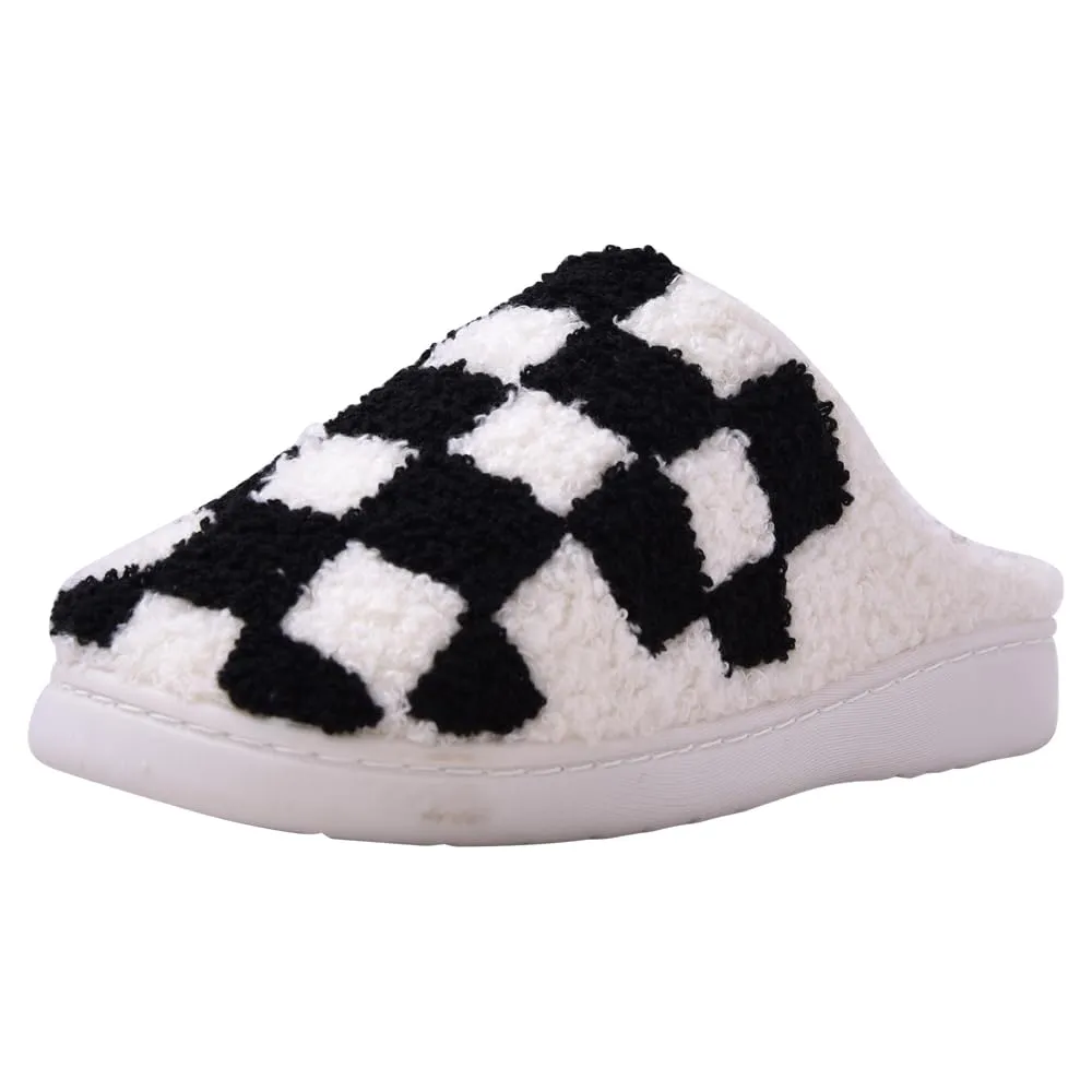 MIA Cozi Women's Push Slippers Shoes BWK Black/White Size