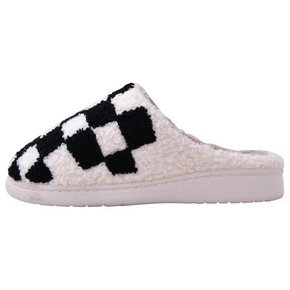 MIA Cozi Women's Push Slippers Shoes BWK Black/White Size