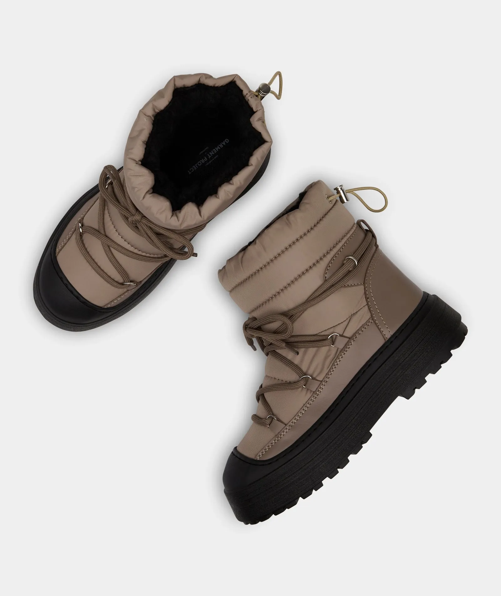 Milo Snow Boot - Earth Nylon / Leather