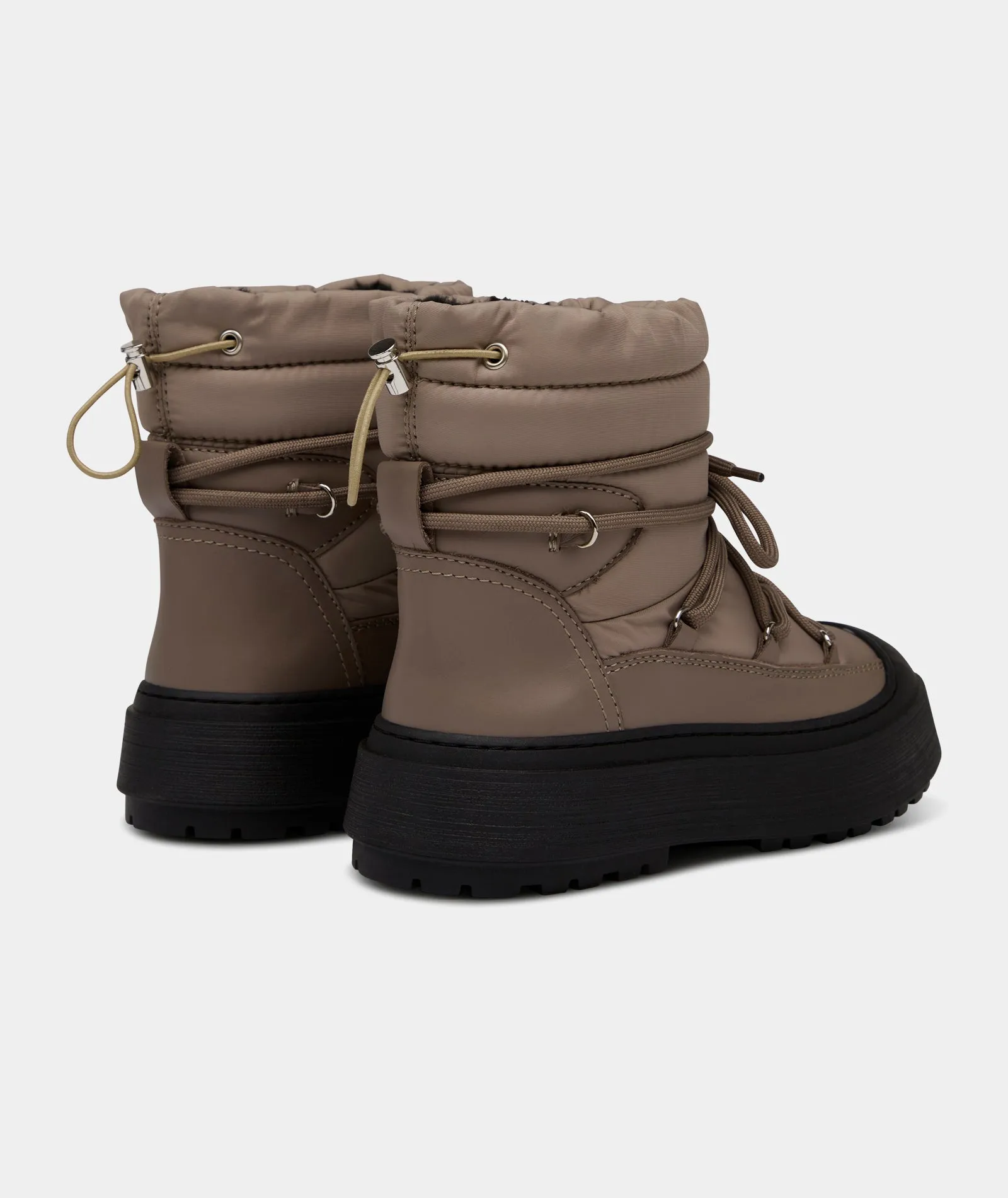 Milo Snow Boot - Earth Nylon / Leather